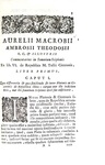 L'astronomia nell'antica Roma: Macrobio - Opera omnia - Padova, Comino 1736 (con 5 belle xilografie)