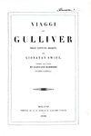 Jonathan Swift - Viaggi di Gulliver - Milano, Stella 1842 (rara prima edizione italiana illustrata)