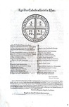 Bolla di papa Pio IV sulla Camera Apostolica - Roma, Blado 1562