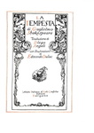 William Shakespeare - La tempesta. Con 40 illustrazioni di Edmondo Dulac - 1913 (prima edizione) William Shakespeare - La tempesta. Con 40 illustrazioni di Edmondo Dulac - 1913 (prima edizione)