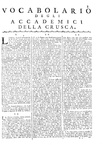 Vocabolario degli Accademici della Crusca - Venezia, presso Francesco Pitteri 1763 (legatura coeva) Vocabolario degli Accademici della Crusca - Venezia, presso Francesco Pitteri 1763 (legatura coeva)
