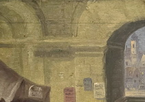 Anton von Rotzlatz - Il libraio e il bibliofilo. La trattativa - 1880 circa (olio su tavola lignea)