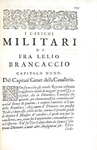 L'organizzazione degli eserciti nel Seicento: Brancaccio - I carichi militari 1610 (prima edizione)