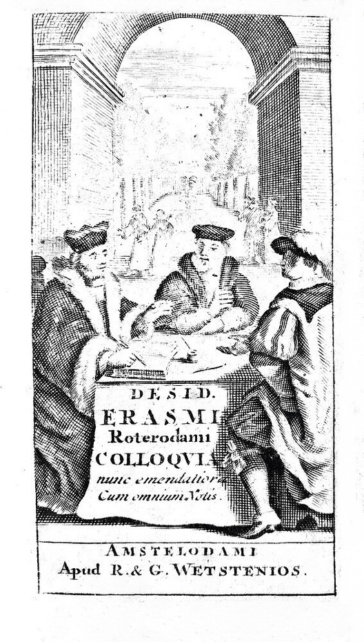 Erasmo da Rotterdam - Colloquia nunc emendatiora. Cum omnium notis - Amsterdam 1680 ca.