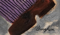 Franz Borghese - Il principe del foro 2005 (olio su tela - certificato e con autentica dell'artista)