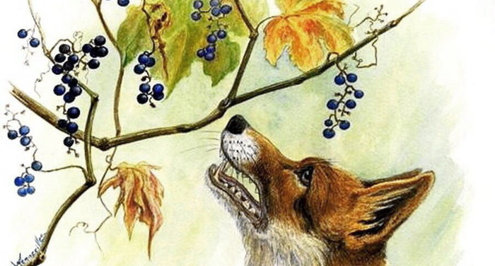 Esopo - La volpe e l�uva