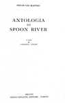 Edgar Lee Masters - Antologia di Spoon River - Torino 1943 (rara prima traduzione italiana)