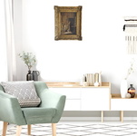 Elena Nobili - "Ti osservo" - Seconda met� dell'Ottocento (olio su prima tela)