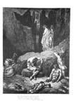 Dante Alighieri - La divina commedia illustrata da Gustavo Dor - Sonzogno 1920 circa (illustrato)
