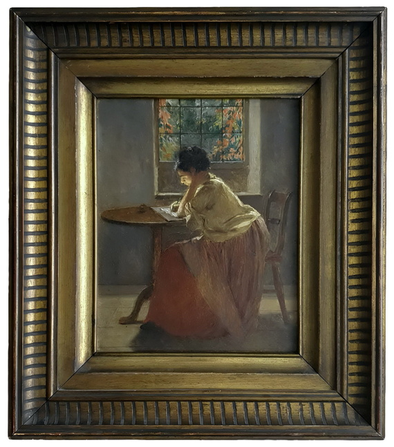 Haynes King - The love letter - 1870/75 (olio su tela)