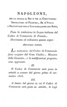 Codice di commercio di terra e di mare pel Regno d'Italia  - Stamperia Reale 1808 (prima edizione)