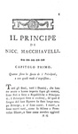 Niccol Machiavelli - Opere politiche (Discorsi sopra TIto Livio e il Principe) - Milano 1797