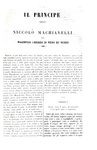 Niccolò Machiavelli - Opere complete (Principe, Discorsi, Istorie, Teatro, Legazioni)  - Milano 1850