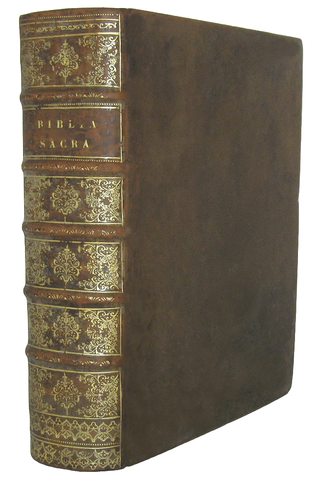 Biblia sacra vulgatae editionis  - Parisiis, Typographia Regia 1653 (con numerose incisioni in rame)