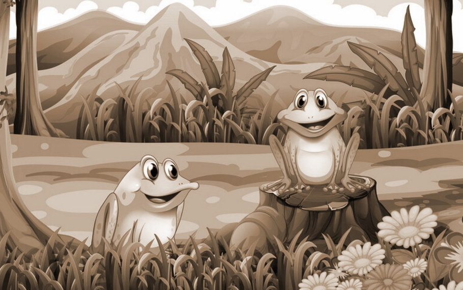 Esopo - Le rane vicine di casa Esopo - Le rane vicine di casa