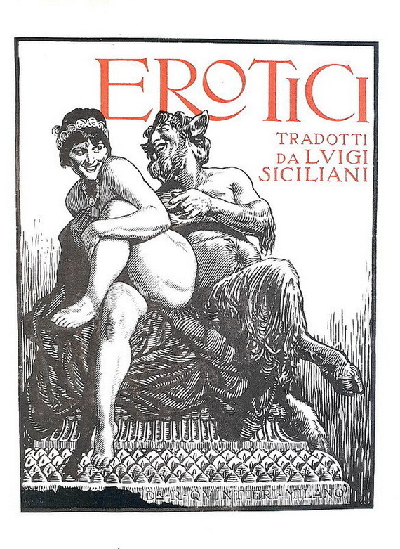Erotici tradotti da Luigi Siciliani - Milano 1921 (figurato - legatura in rame sbalzato - es. 214) Erotici tradotti da Luigi Siciliani - Milano 1921 (figurato - legatura in rame sbalzato - es. 214)