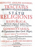 Diritto pubblico imperiale e politica: 6 prime edizioni edite tra il 1685 e il 1713