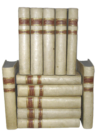 Un caposaldo della storiografia: Ludovico Antonio Muratori - Annali d'Italia - In Monaco 1761/64
