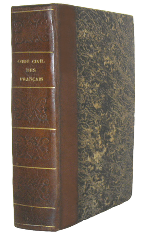 Code civil des francais. Edition originale - Paris 1804 (prima edizione - con un raro supplemento)
