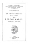 Sigmund Freud - Introduzione allo studio della psicoanalisi - Roma 1947 (prima edizione italiana) Sigmund Freud - Introduzione allo studio della psicoanalisi - Roma 1947 (prima edizione italiana)