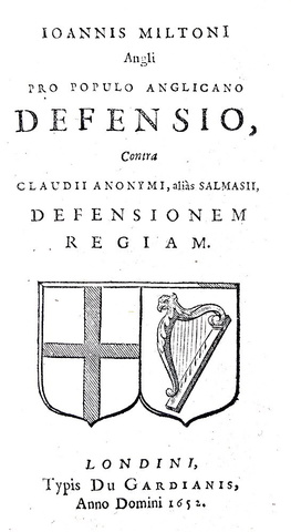 John Milton - Pro populo anglicano defensio  (e altre 3 opere) - London 1652/54 (bella legatura)