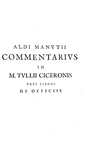 Cicero - De officiis libri tres, Cato Maior, Laelius, Paradoxa, Somnium Scipionis - Amsterdam 1688
