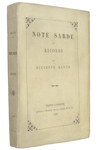 Storia sarda: Giuseppe Manno - Note sarde e ricordi - Torino, Stamperia Reale 1868 (prima edizione) Storia sarda: Giuseppe Manno - Note sarde e ricordi - Torino, Stamperia Reale 1868 (prima edizione)
