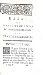 Decker - Essai sur les causes du dclin du commerce tranger de la Grande Bretagne - 1757