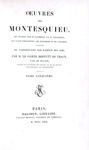 Un simbolo dell'Illuminismo: Montesquieu - Opera omnia - Paris 1822 (otto volumi)