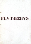 Un raro e importante postincunabolo: Plutarco - Vite parallele - Venezia, Donnino Pinzi 1502