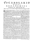 Vocabolario degli Accademici della Crusca - Venezia, presso Francesco Pitteri 1763 (legatura coeva) Vocabolario degli Accademici della Crusca - Venezia, presso Francesco Pitteri 1763 (legatura coeva)