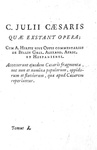 Un classico dell'antica Roma: Giulio Cesare - Opera (De Bello Gallico - De Bello civili) - 1755