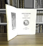 Una celebre opera teatrale: Vincenzo Monti - Aristodemo - Parma, Bodoni 1786 (rara prima edizione)