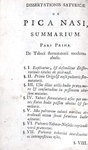 Sul tabacco da fiuto: Cohausen - Dissertatio de pica nasi sive tabaci abusu  - 1716 (prima edizione)