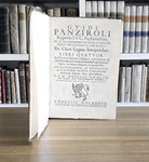 Guido Panciroli - De claris legum interpretibus - Venezia 1637 (rara e ricercata prima edizione)