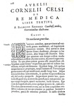 Un classico della medicina antica: Aulo Cornelio Celso - De re medica - Leida, Plantin 1592 (raro)