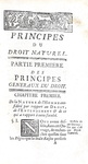 Il giusnaturalismo nel Settecento: Jean Jacques Burlamaqui - Principes du droit naturel - 1748