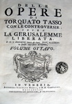 Torquato Tasso - Delle opere - 1735