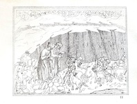 Lo Inferno della Commedia di Dante col commento di Guiniforto delli Bargigi - 1838 (12 belle tavole)