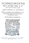 Orlando Pescetti - Difesa del Pastor fido tragicommedia - Verona 1601 (rara prima edizione)