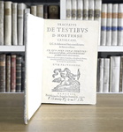 La prova per testimoni nel '500: Ortensio Cavalcani - Tractatus de testibus - 1590 (prima edizione) La prova per testimoni nel '500: Ortensio Cavalcani - Tractatus de testibus - 1590 (prima edizione)