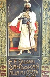 Emilio Salgari - Sandokan alla riscossa Firenze 1908 (seconda edizione - con 20 tavole fuori testo)