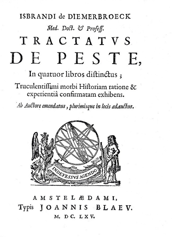 Isbrand van Diemerbroeck - Tractatus de peste in quatuor libros distinctus - Amsterdam, Blaeu 1665 Isbrand van Diemerbroeck - Tractatus de peste in quatuor libros distinctus - Amsterdam, Blaeu 1665