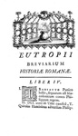 Storia dell'antica Roma: Eutropius - Brevarium historiae romanae - Barbou 1754 (bellissima legatura)