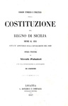 Niccolò Palmieri - Saggio storico e politico sulla costituzione del regno di Sicilia - 1847