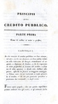 Regno di Napoli: Lodovico Bianchini - Principii del credito pubblico - Napoli 1831