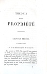 Sul diritto di propriet: Jean Baptiste Victor Proudhon - Theorie de la propriete - Paris 1866