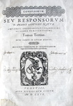 Marco Antonio Natta - Consiliorum sive responsorum - 1569