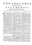 Vocabolario degli Accademici della Crusca - Venezia, presso Francesco Pitteri 1763 (legatura coeva) Vocabolario degli Accademici della Crusca - Venezia, presso Francesco Pitteri 1763 (legatura coeva)