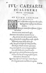 Julius Caesar Scaliger - Poematia ad illustriss. Constantiam Rangoniam - 1546 (rara prima edizione)